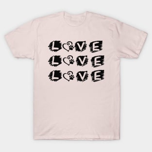 Love is a Paw Friend T-Shirt
